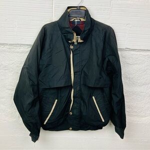 Winner Mate sportswear Men's Black & tan mesh breathable Windbreaker size M/L